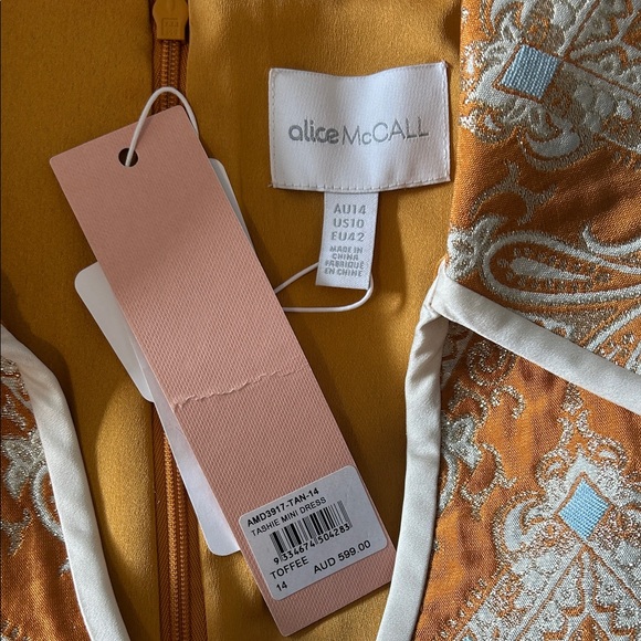 Alice McCall Tashie Mini Dress Tunic US10 - Picture 8 of 8